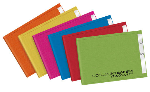 Document Safe®1 VELOCOLOR®-Schutzhülle gegen Datendiebstahl, passend für 1 Karte, 63 x 90 mm, PP und Spezialfolie, für Karten mit RFID/NFC-Funkchip