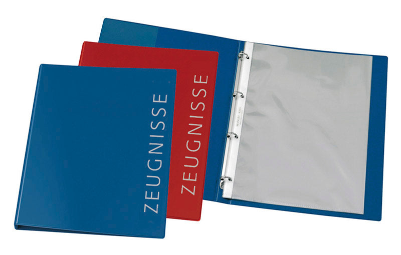 Ringbuch Zeugnisse, DIN A4, PVC , 4-Rund-Ring-Mechanik 16 mm