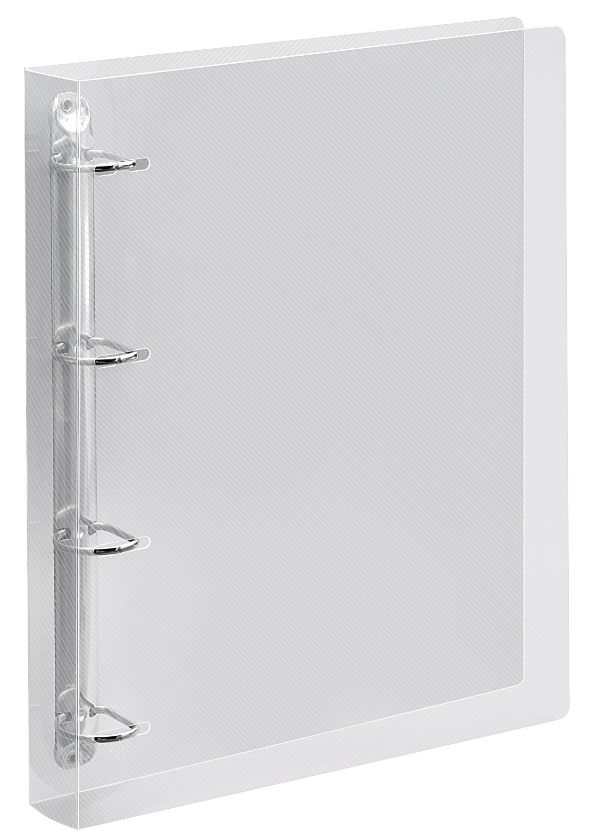 Ringbuch Crystal, DIN A4, PP-Vollkunststoff, 4-D-Ring-Mechanik 25 mm, transparent 
