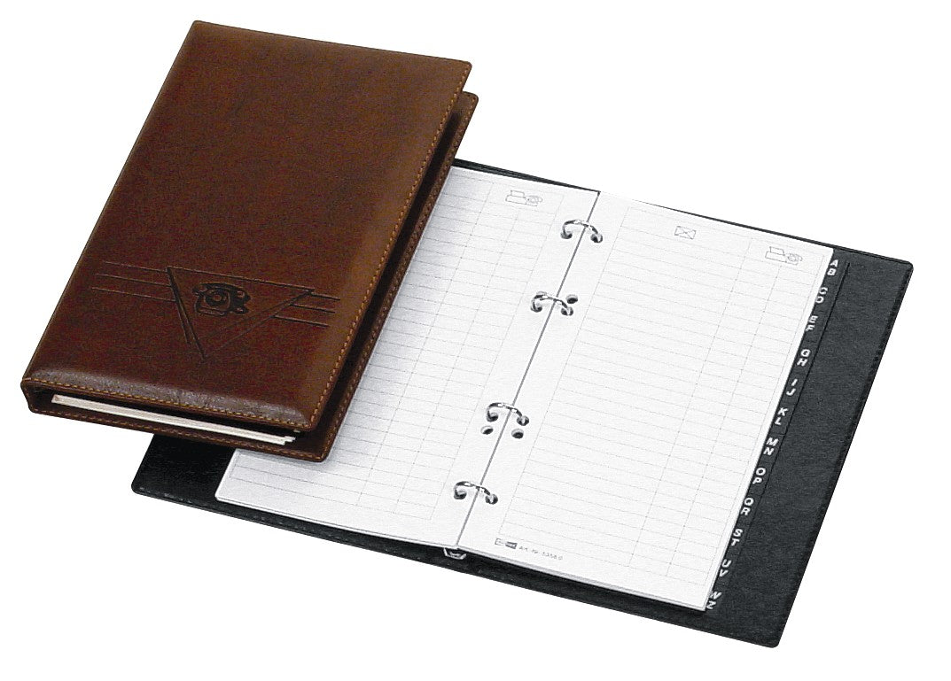 Telefonringbuch Exquisit, 145 x 225 mm, Weichfolie, 4-Rund-Ring-Mechanik