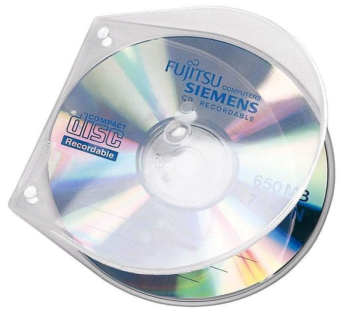 CD/DVD Hüllen VELOBOX®, 125x125x4mm, PP, unzerbrechlich, 100er Großpckg., transparent