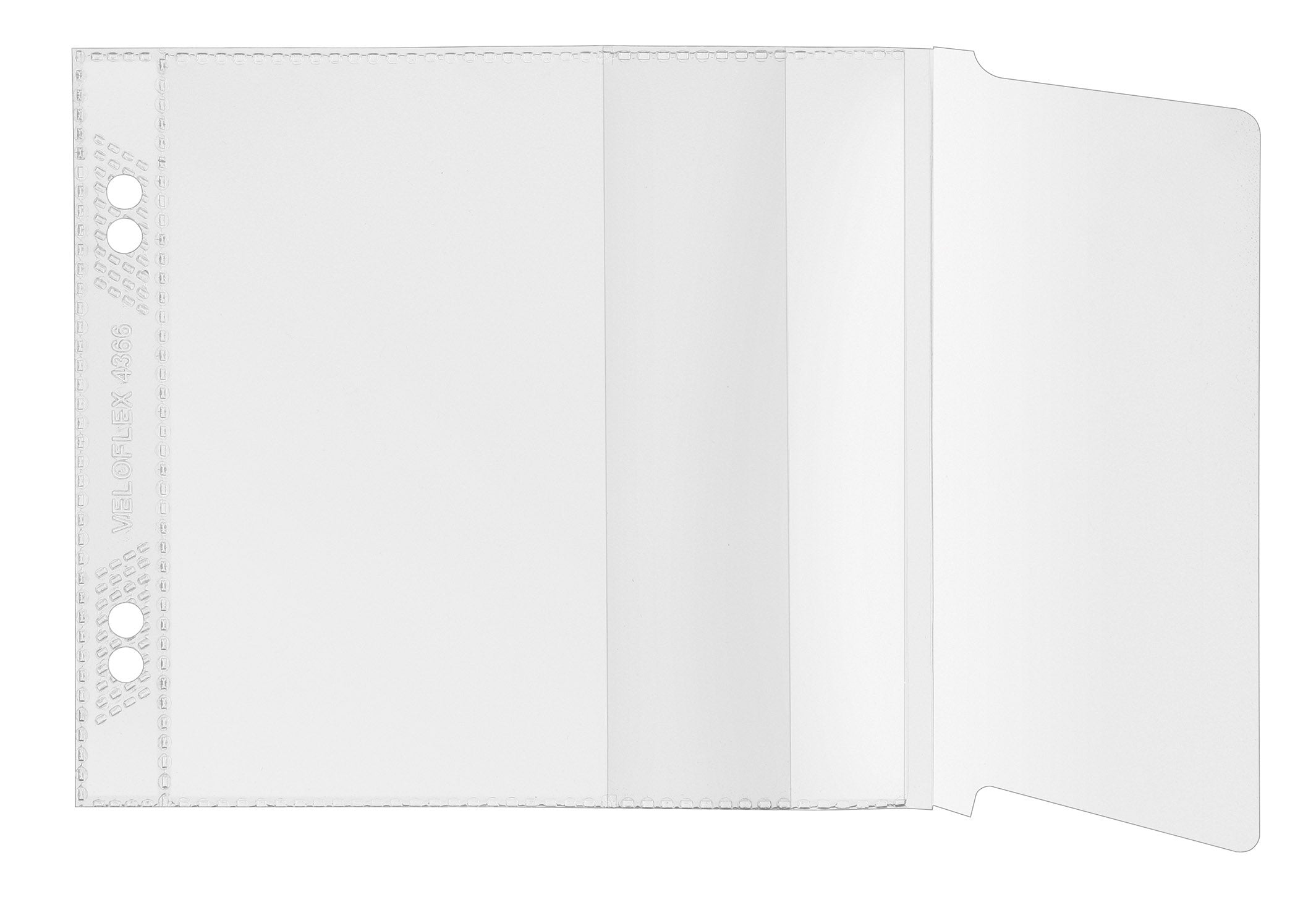 CD case for filing, for 1 CD, PP, 100-pack, transparent – VELOFLEX