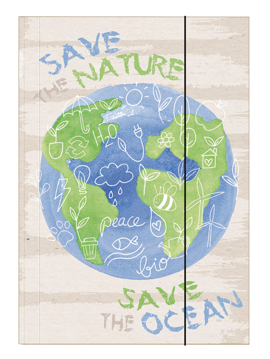 Sammelmappe Natur, DIN A3, Karton