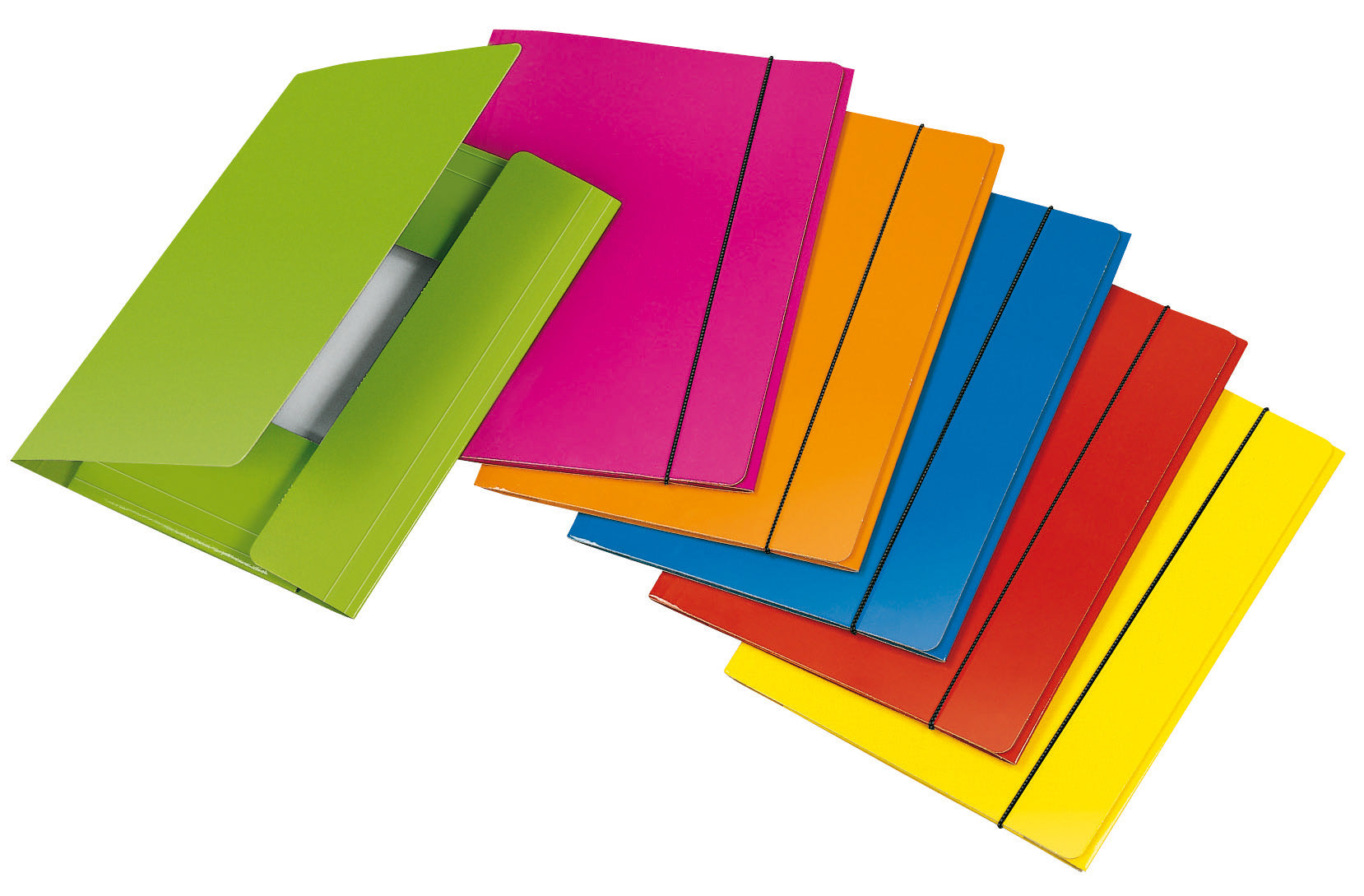 Sammelmappe VELOCOLOR®, DIN A4, Karton glanzkaschiert