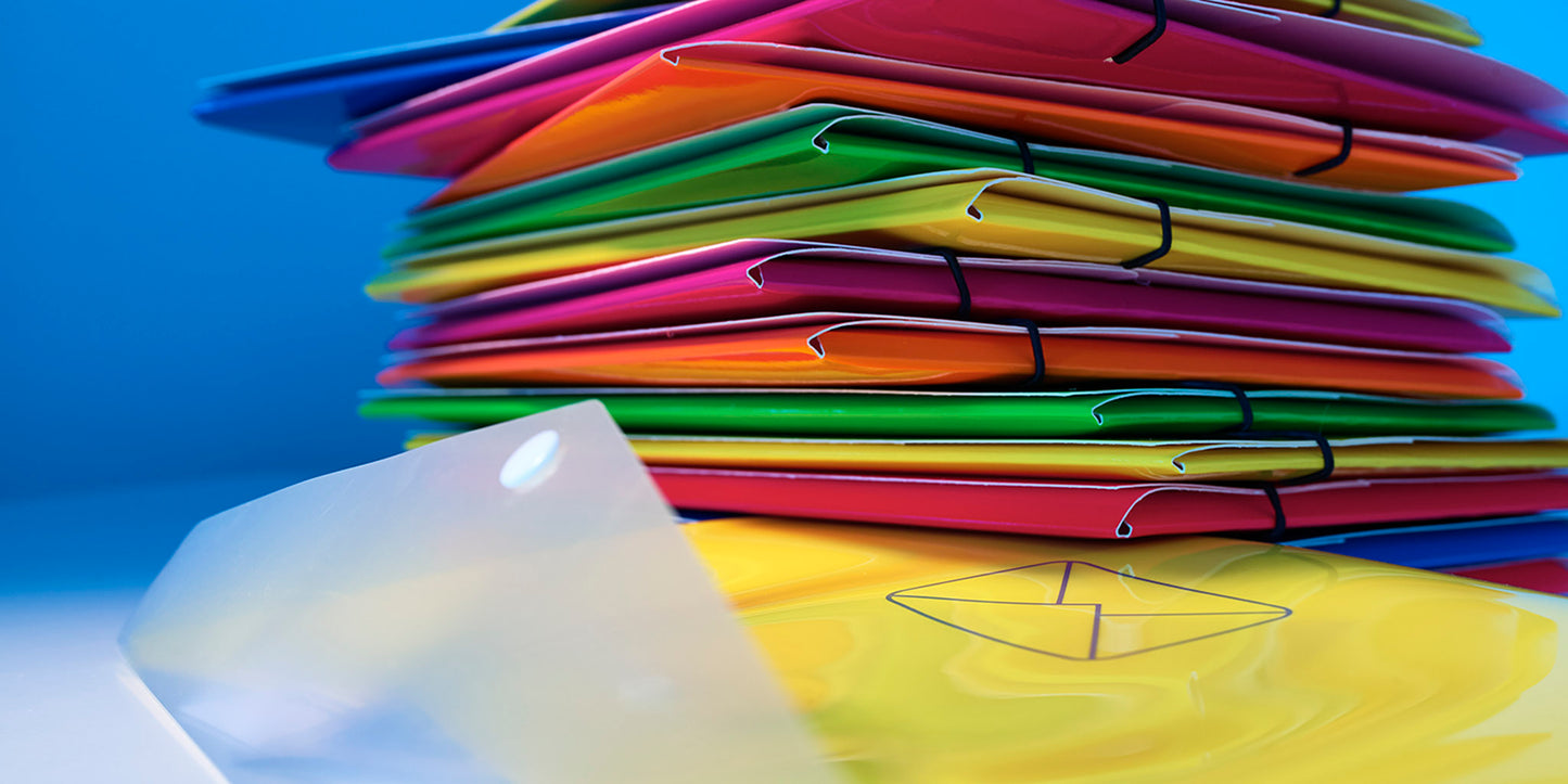 Project/Document Bags Post, DIN A4, PP, approx. 100 sheets, with pocket