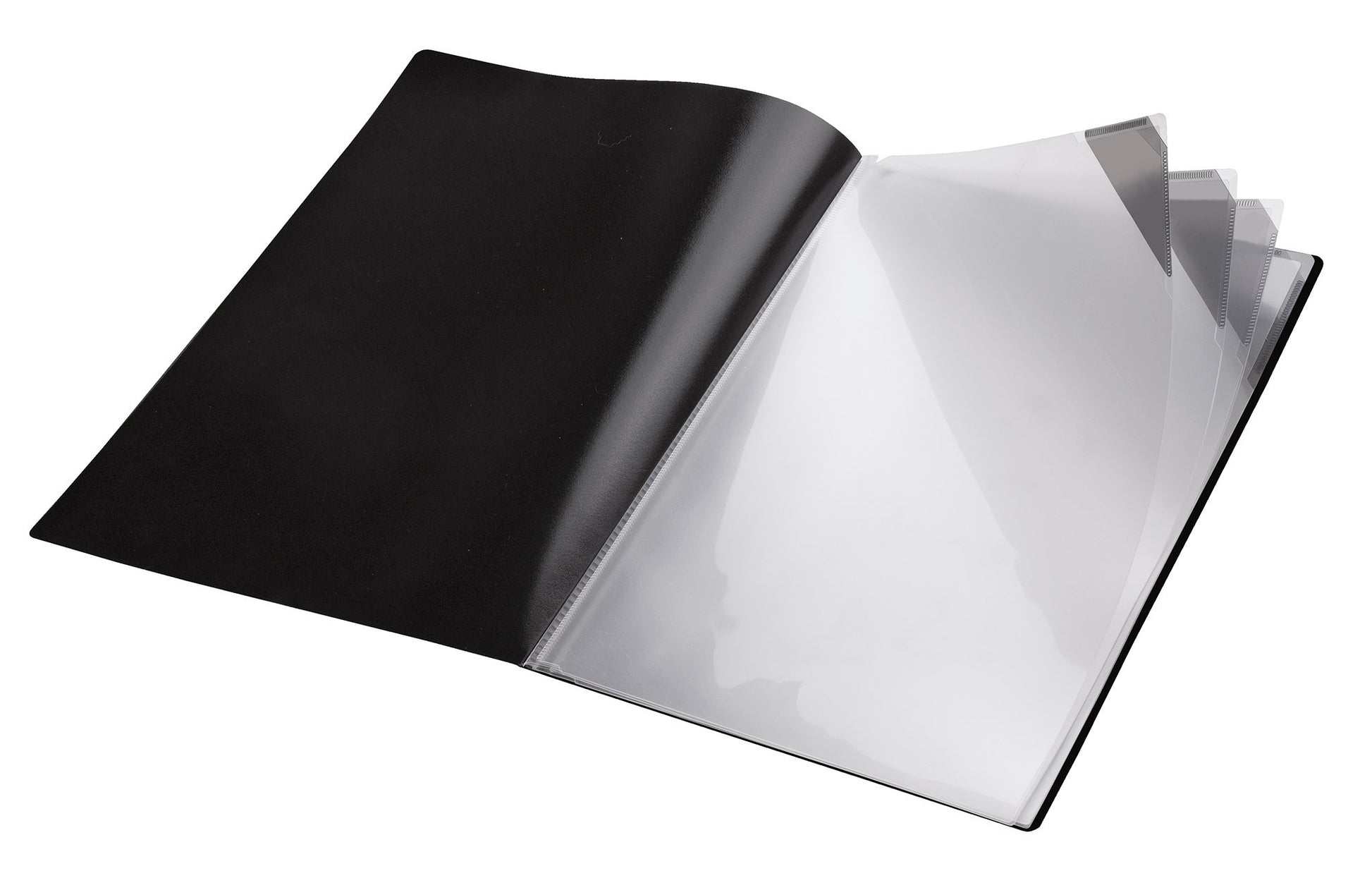 Sichtmappe Diamond, DIN A4, PP, innen 4 Sichttaschen, oben und rechts offen