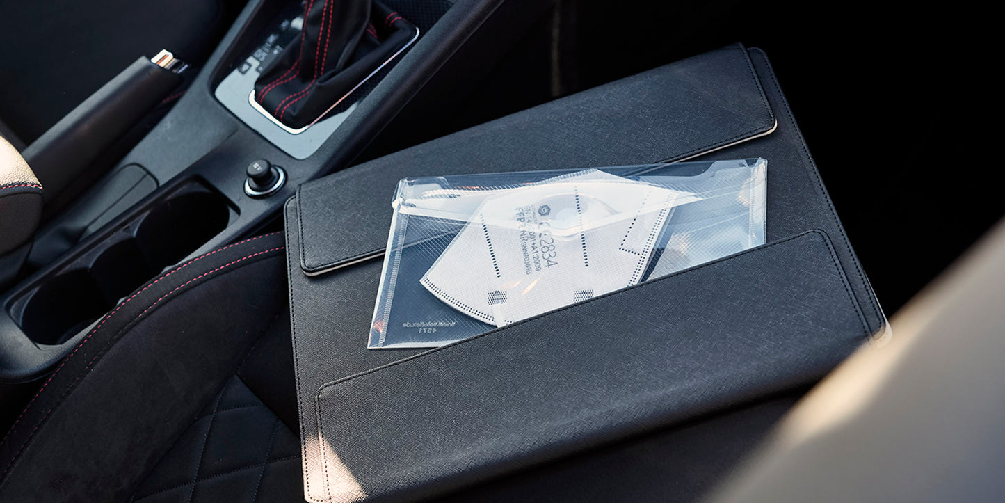 Project/document pockets Crystal, DIN lg., PP, approx. 100 sheets, transparent colorless