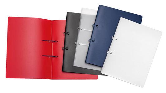 Strip-Binder, DIN A4, PP, Vorder- und Unterdeckel 500 my, 2 Strip-Hefter